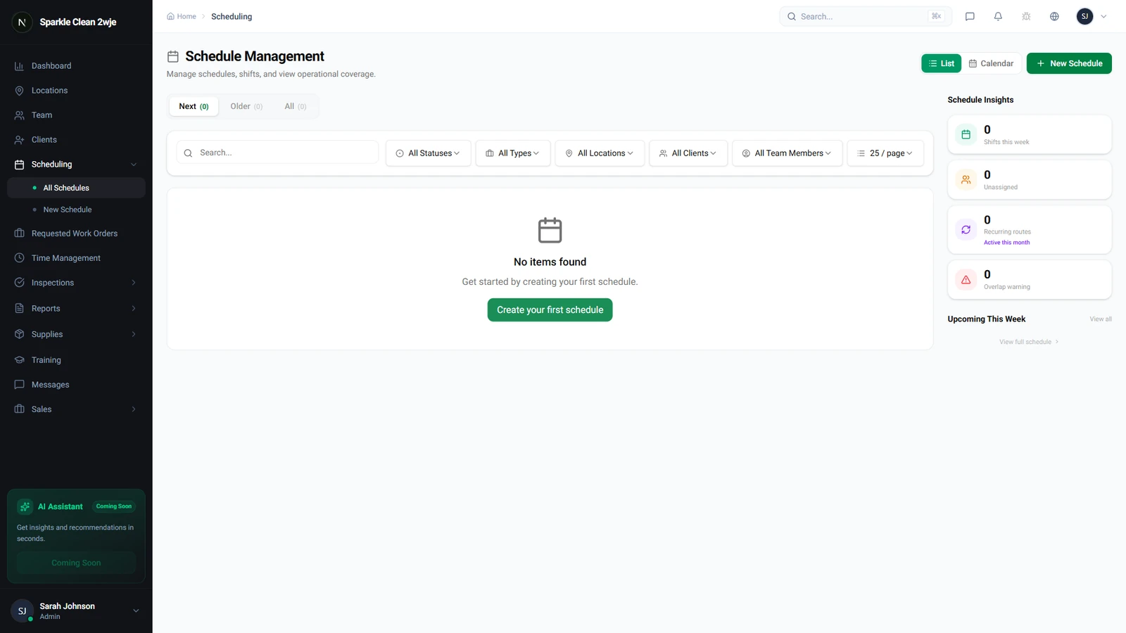 Scheduling Module