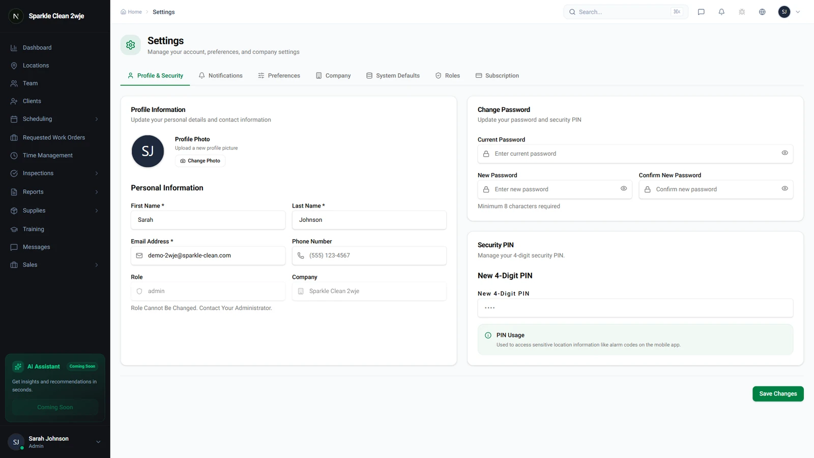 Branding Settings